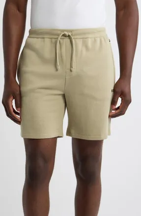 BOSS Waffle Knit Lounge Shorts in Light/pastel Green at Nordstrom, Size Xx-Large