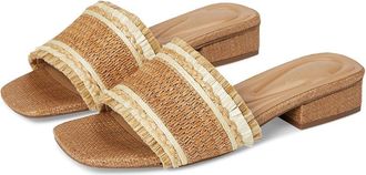 Easy Spirit Graciela Womens Wedge Shoes Medium Brown/Cream : 9.5 M (B), Rubber/Synthetic