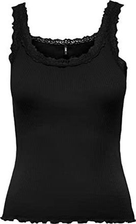 Débardeur Femme Transparent Noir ERIN FETHERSTON GO - Top Velours à Bretelles Spaghetti Taille Junior 5/S