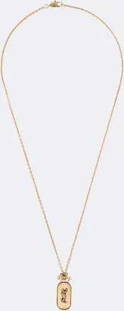 Saint Laurent Cassandre pendant necklace