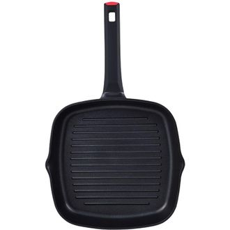 San Ignacio Sarten Asador 28x28x5 Cm, En Aluminio Fundido, Inducci&oacute;n, Energy - Gris