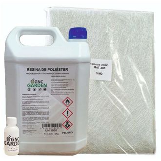 Global kit 5KG resina poliestere per le riparazioni 11989635
