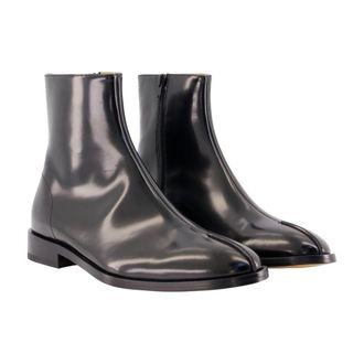 Maison Margiela Calfskin Leather Ankle Boot - Black