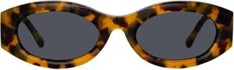 The Attico Berta - T-shell / Gold Sunglasses