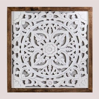 Sklum Panel Decorativo En Madera (64x66 Cm) Narmadas Sklum