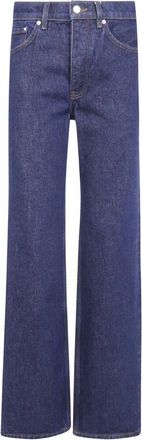 Anine Bing Hugh Jeans 32 - Dames - Loose Fit Jeans - Blauw - W25 - Denim - Jeans