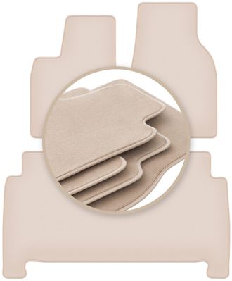 OEM Alfombrillas Beige Premium Para: Tesla Model X Suv 2016