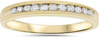 Pompeii3 1/4ct 14K Yellow Gold Diamond Wedding Guard Stack Ring