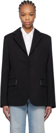 ジャケット ViCTORiA BECKHAM 'Shrunken Collarless Open-Back' blazer Victoria Beckham Shrunken Collarless Open-back Blazer And