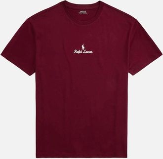 Polo Ralph Lauren Mens Ralph Lauren Classic Fit Logo Jersey T-Shirt - Classic Wine - Red - Size: 40