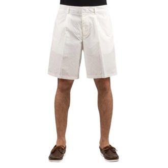Emporio Armani Casual Shorts, male, White, Size: XL Bermuda Shorts