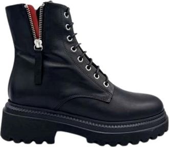 Halmanera Botas con cordones Anfibio - Shoes - Mujer - Negro - 37 EU