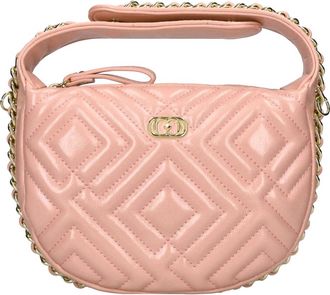 La Carrie Night Edition Ronde Tas - Dames - Handtassen - Roze - ONE Size - Leer - Tassen