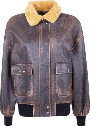 Khaite Sandor Leather Jacket