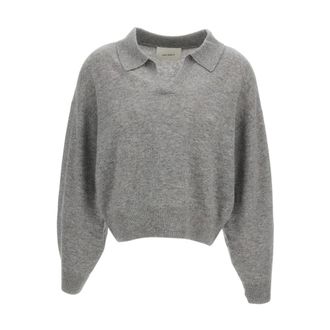 Lisa Yang Polo-Neck Cashmere Jumper - female - Lisa Yang - Cashmere Knitwear - Gray - XS - Knitwear