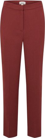 Soaked In Luxury Russet Brown Suiting Broek - Dames - Slim Fit Broeken - Bruin - M - Broeken