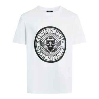 Balmain Hombre, Camisetas, Blanco, Talla: 3XL