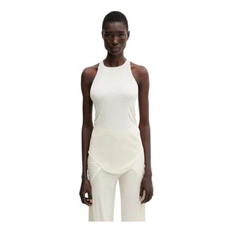 Rick Owens Tops, Dames, Beige, M, Sleeveless Tops