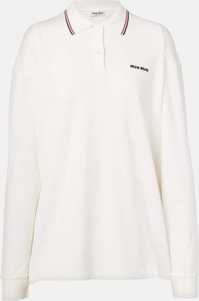 Miu Miu Polo in cotone con logo