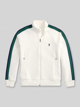Polo Ralph Lauren Regular Fit Sweatjacke aus Baumwoll-Mix in Weiss, Gr&ouml;&szlig;e XXL