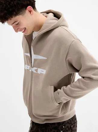 Project X Paris Mens Star logo zip-up hoodie