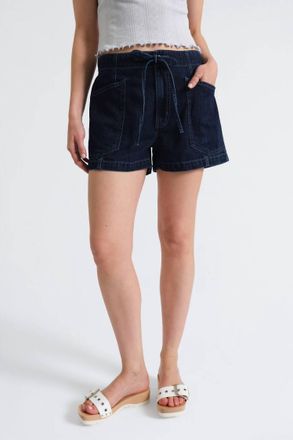 Daze Catalina Denim Shorts In Blue Mood