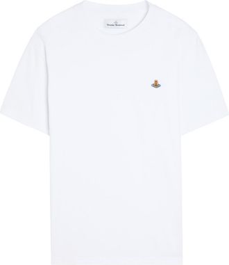 Vivienne Westwood Classic Logo Stretch-cotton T-shirt - White - XL