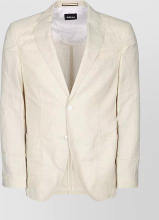 HUGO BOSS tailored jacket with notch lapel design