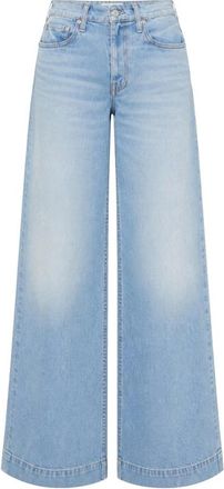 Mother Jeans Wide Leg Headliner de Tiro Medio - Jeans - Mujer - Azul - W24
