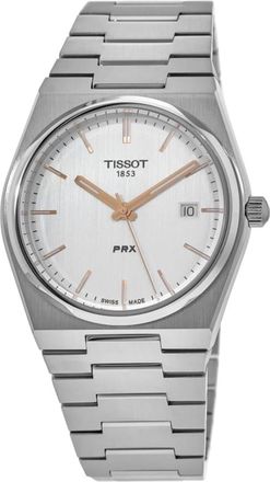 Tissot PRX Quartz Silver Dial Stainless Steel Mens Watch T137.410.11.031.00