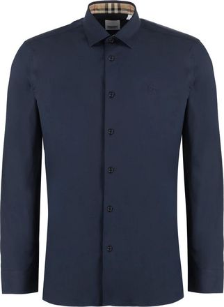 Burberry Heren, Overhemden, Blauw, Maat: XL Katoen