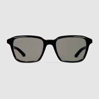 Gucci Square Frame Sunglasses, Black