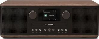 Pure Reproductor De Cd Y Radio Digital - Pure - Classic C-d6 - Caf&eacute; Negro/nuez