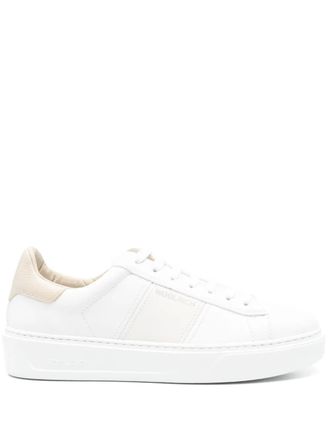 スニーカー WOOLRICH Women Sneakers WFW251501 2310 WHITE Women's Classic Court Leather Sneakers with Side Band white