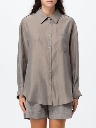 Eleh Camicia classica a maniche lunghe con tasca a toppa sul petto