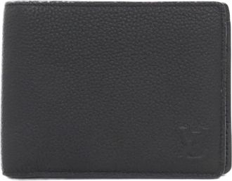 Louis Vuitton Black Leather Long Bill Wallet (Bi-Fold) (Pre-Owned)