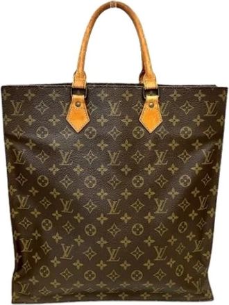 Louis Vuitton Pre-owned Tote Bags, female, Brown, Size: ONE SIZE Pre-owned Vintage Canvas Tote Bag