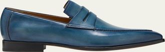 Berluti Mens Andy Calfskin Penny Loafers