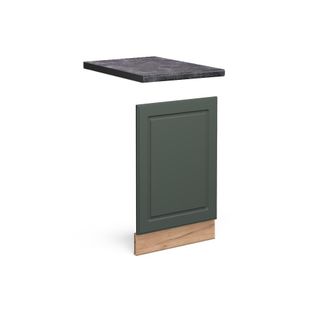 Vicco Panel Frontal Fame-line, Verde Dorado Casa De Campo, 45 Cm, Et Antracita Vicco