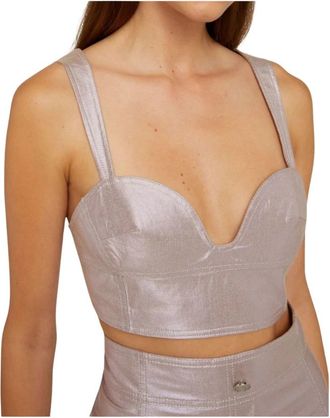 Genny Top - Dames - Tops zonder mouwen - Roze - XS - Tops