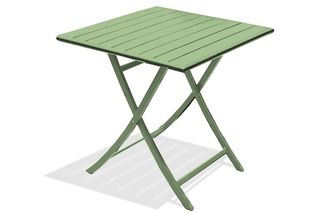 DCB Garden Mesa de jard&iacute;n plegable de aluminio