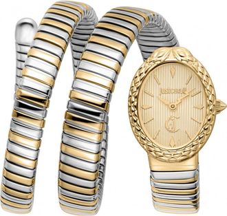 Just Cavalli Womens JC1L391M0045 Ladies Signature Snake Sognia Watch - Gold