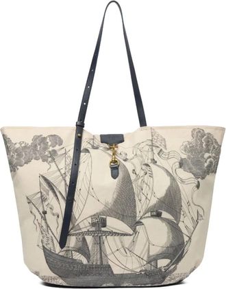 Inou&iuml; Editions Soft Shopping - Dames - Shoppers - Veelkleurig - ONE Size - Katoen - Tassen