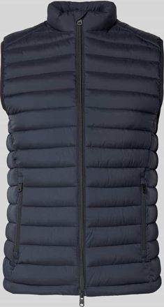 Ecoalf Steppweste mit Reißverschlusstaschen Modell CARDIFF in Marine, Größe XXL