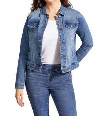 Tribal Classic Denim Jacket In Dark Vintage