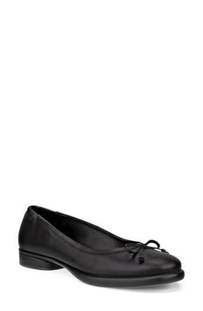 Ecco Sculpted LX Ballet Flat in Black at Nordstrom Rack, Size 8-8.5Us / 39Eu