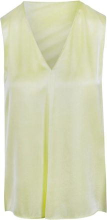 Jucca Dames, Tops, Groen, Maat: XS Zijde