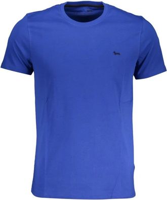 Harmont & Blaine T-shirt gemaakt van blauwe katoen - Heren - T-shirts - Blauw - 3XL - Katoen - Tops