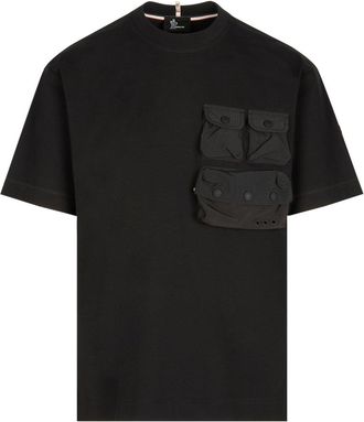 Moncler POCKET COTTON T SHIRT Size: S, colour: BLACK