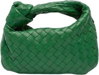Bottega Veneta Pre-owned Handbags, female, Green, Size: ONE SIZE Pre-owned Leather Handbag